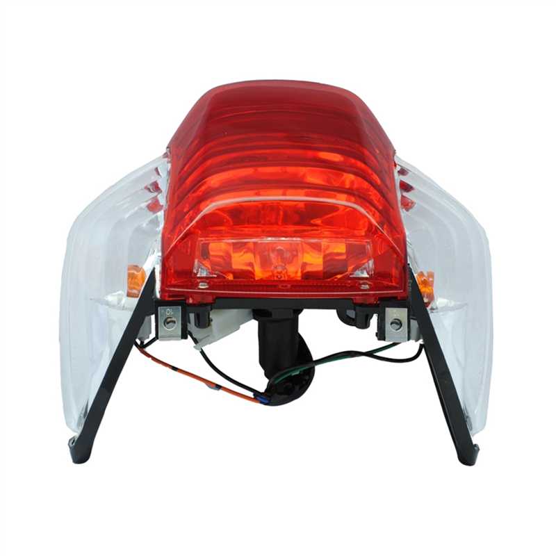 TAIL LIGHT ASSEMBLY HMA NOUVO (03) RED/CLEAR
