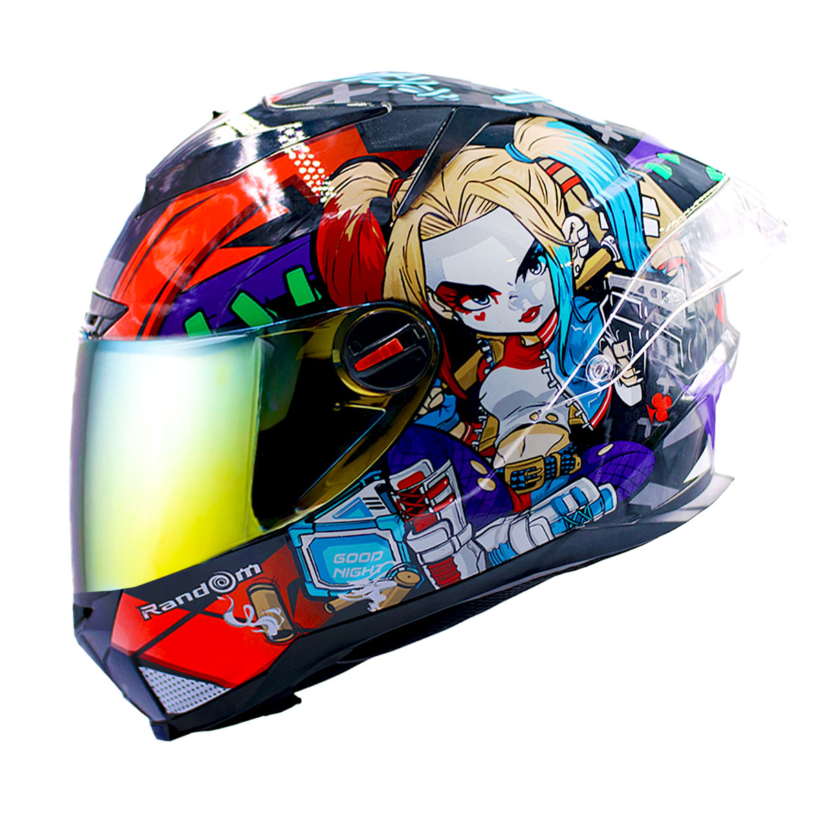 HELMET RD CZR BT-9 HARLEY QUINN BLACK