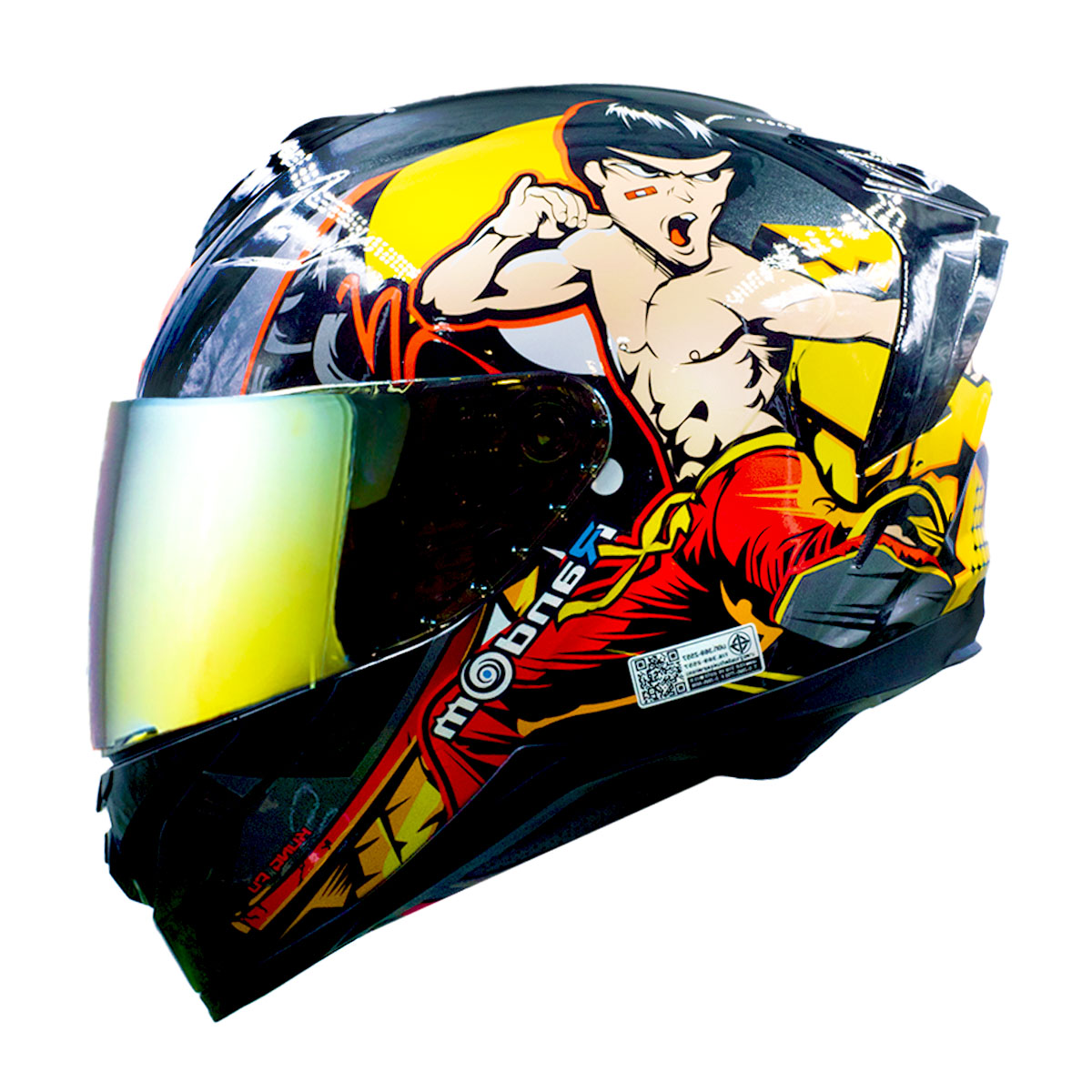 HELMET RD DEMON KUNG FU BLACK