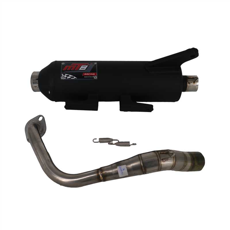 POWER PIPE STOCK MT8 V2 HONDA BEAT Fi / ZOOMER CHROME TIP