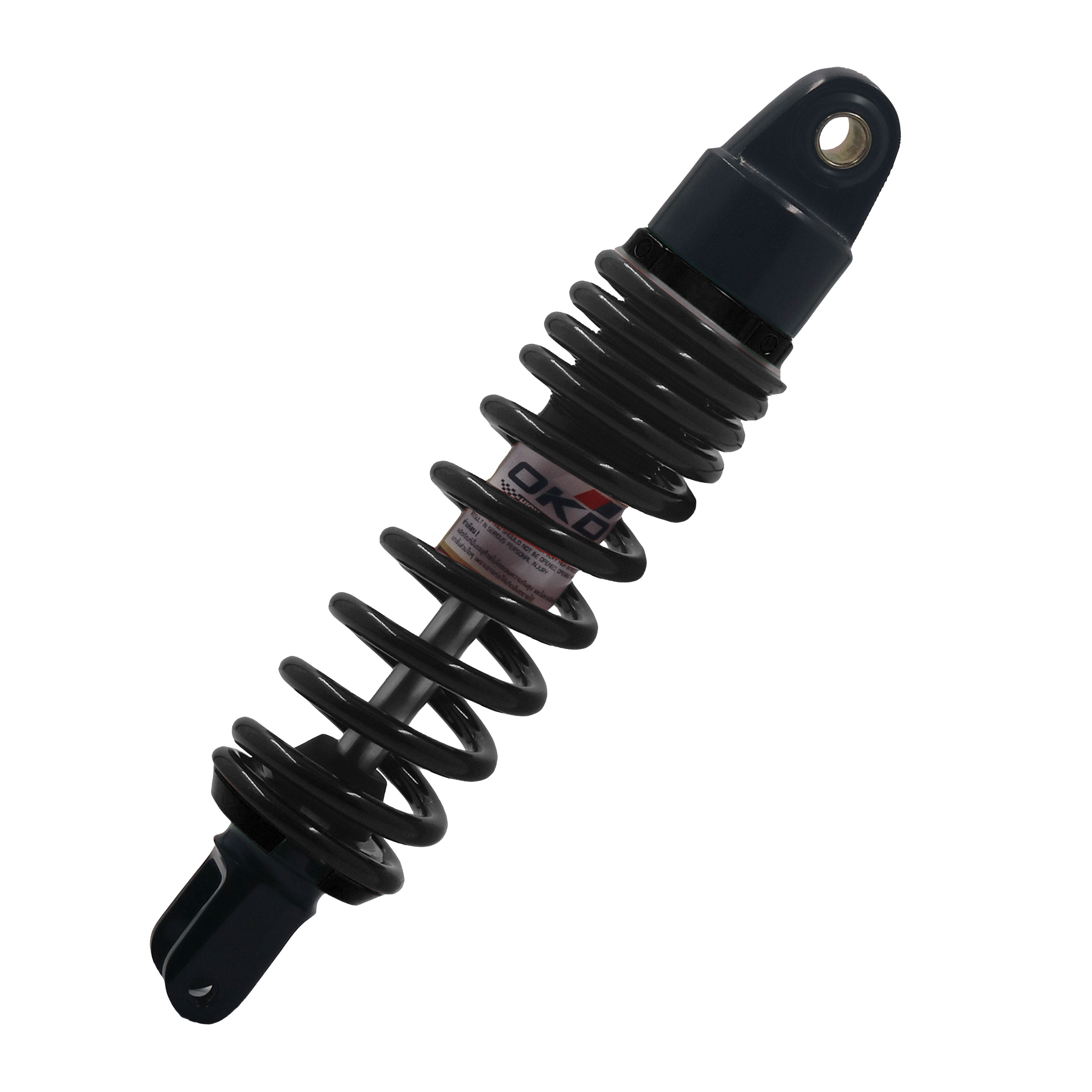 REAR SHOCK OKD MIO BLACKBOOM 275MM BLACK SPRING/BLACK