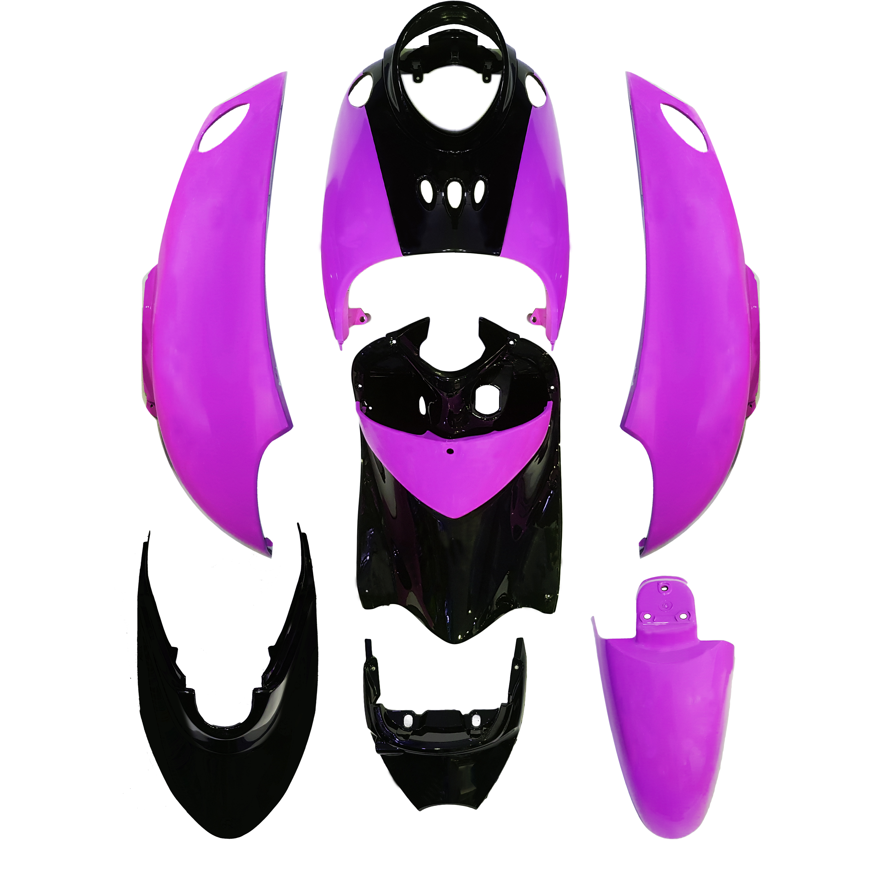 BODY FAIRINGS NCA FINO SET VIOLET/BLACK